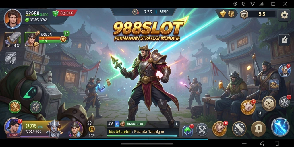 Tampilan gameplay menarik dari 988SLOT dengan elemen strategi.