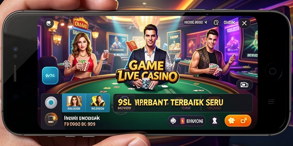 Gameplay Live Casino seru dan interaktif di 9SL