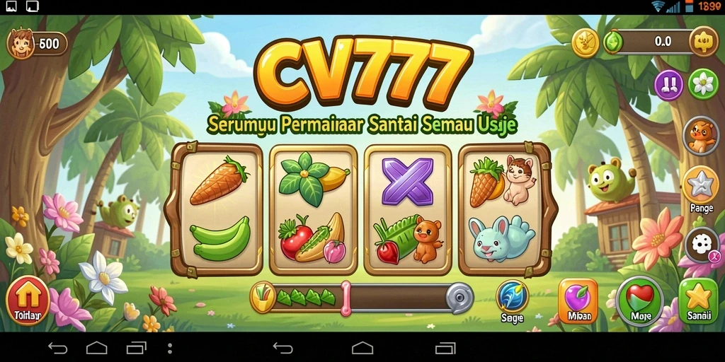Tampilan gameplay CV777 yang menyenangkan dan penuh warna.