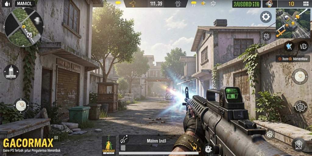 GACORMAX menampilkan aksi seru dalam gameplay FPS yang mengagumkan.