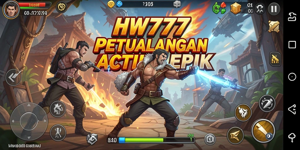 Menampilkan aksi seru dan grafis menawan dari HW777.