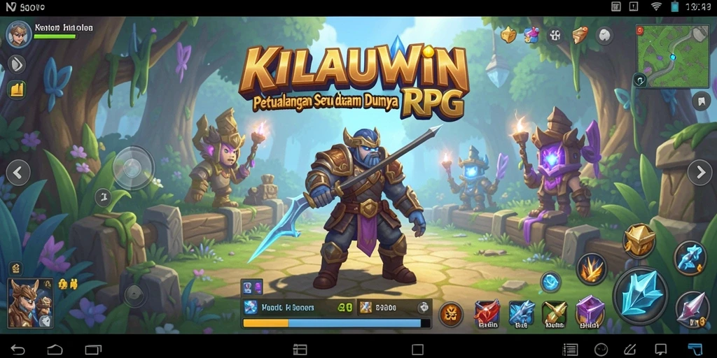 Tampilan gameplay KILAUWIN yang menegangkan dan penuh aksi RPG.
