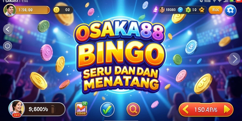 Gameplay seru di OSAKA88 menampilkan kartu Bingo yang penuh warna.