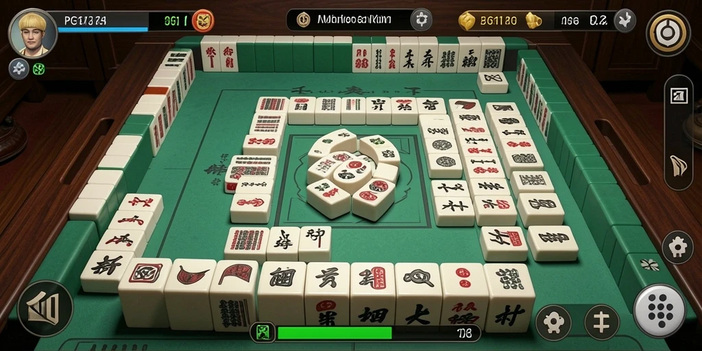Tampilan gameplay Mahjong yang menakjubkan di PG11.