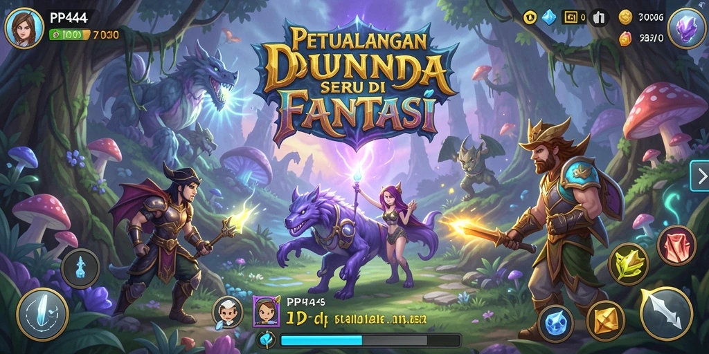 Gameplay petualangan PP444 yang mengasyikkan dan penuh aksi.