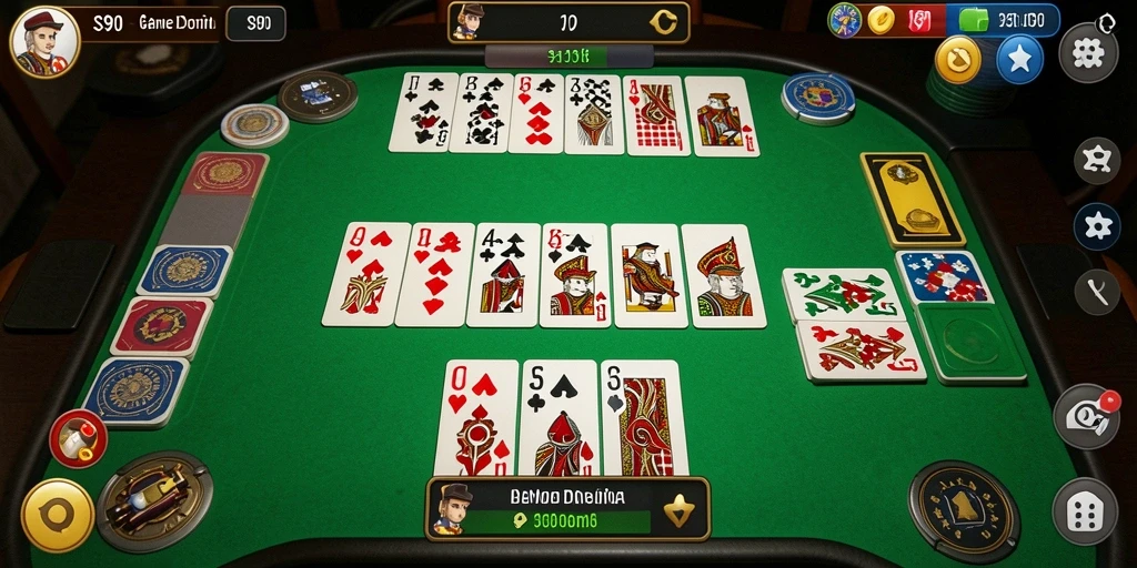Tangkapan layar S80 menampilkan aksi seru permainan Domino.