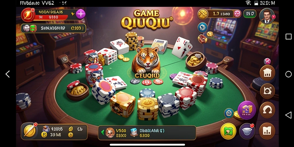 Tampilan gameplay yang seru dan interaktif di VV62.