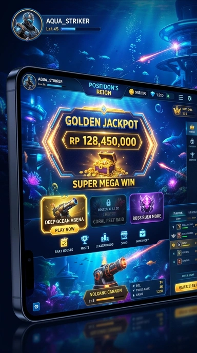 Tampilan beranda aplikasi rpzzz yang ramah pengguna.